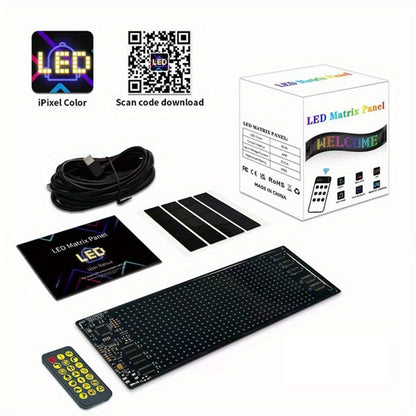 Devil's Eye Car LED Matrix Pixel Panel Programmable