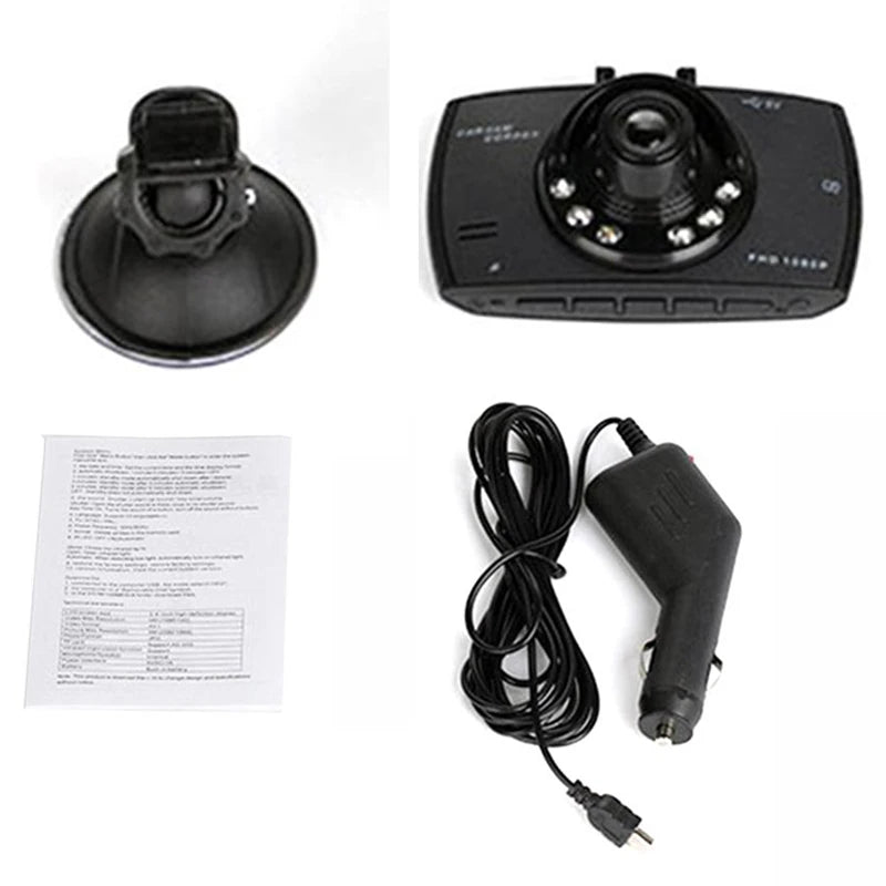 G30 Dash Camera Recorder 2.4 In Full HD 1080P