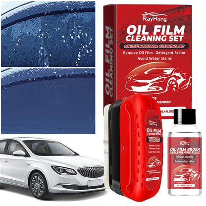 Car Windshield Brush Set – Oil Film Cleaning Kit