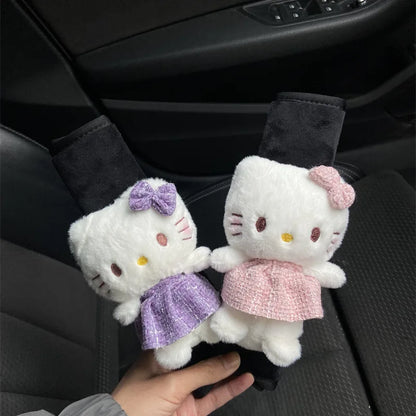 Car Seat Belt Decoration Shoulder Protection Cover Hello Kitty