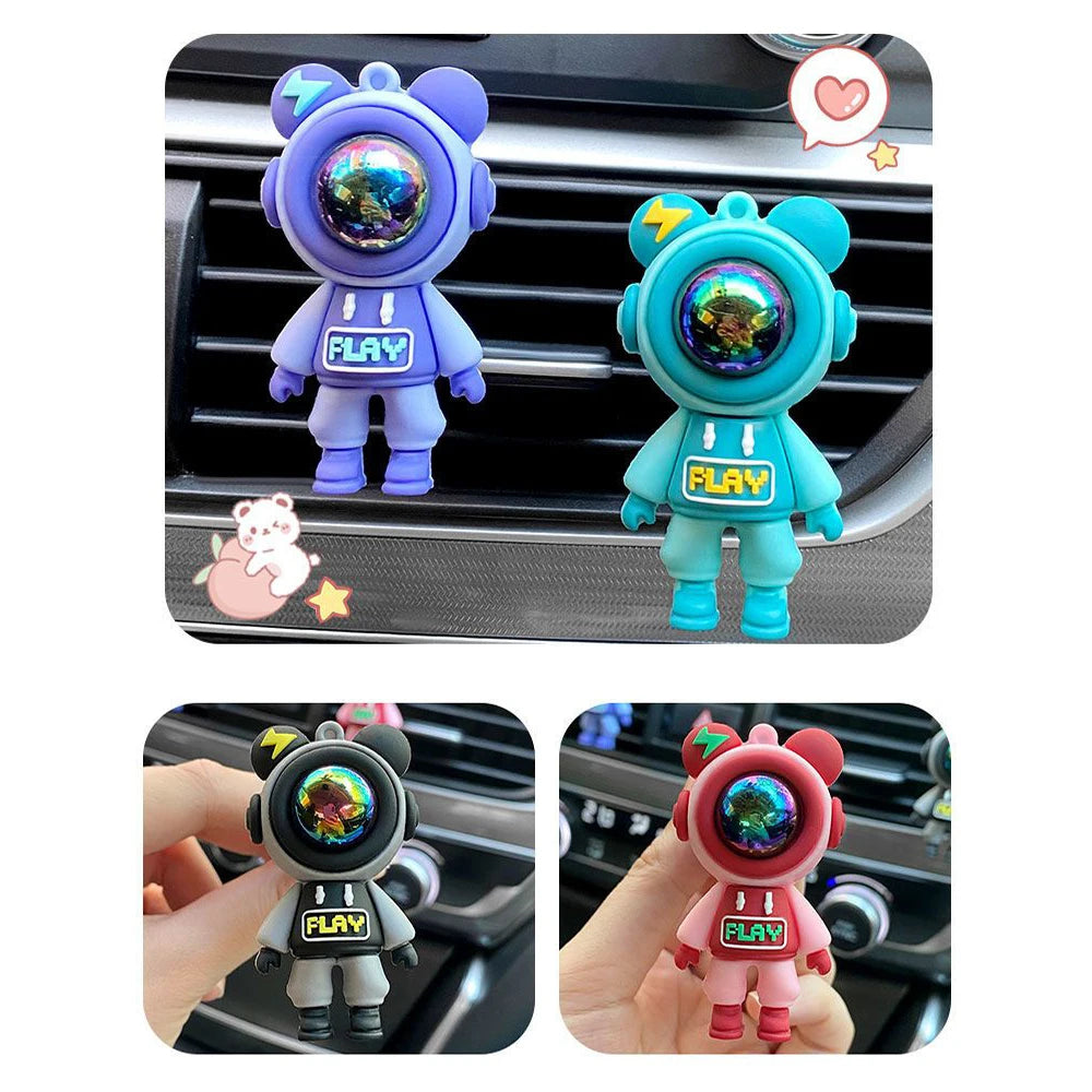 Car Air Outlet Perfume Clip Cartoon Astronaut