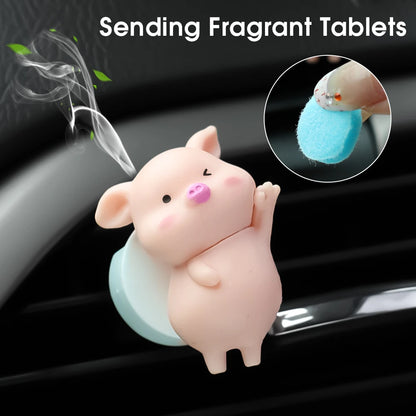 Cute Pig Decoration / Car Air Outlet Ornaments Perfume