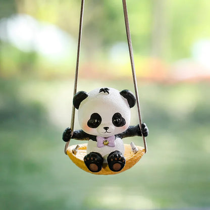 Cute Panda Rearview Mirror