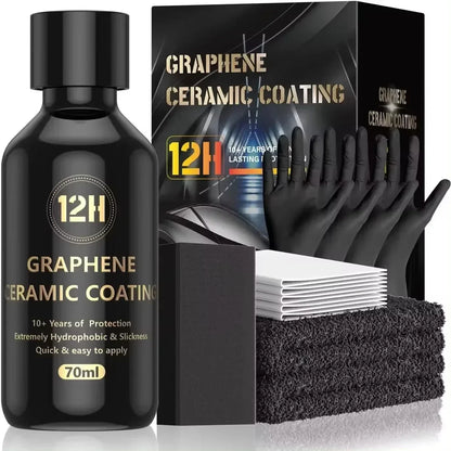 Graphene Ceramic Coatingwith Self Healing and UV Track Technology Car Detailing Professionals 10+ Years of Protection