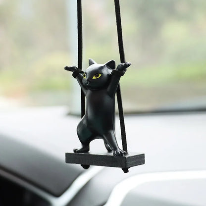 Cute Cat Rearview Mirror Decoration