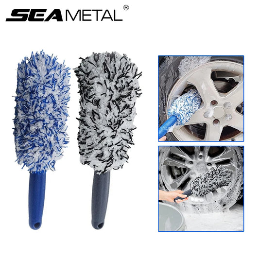 SEAMETAL Car Wheel Tire Rim Cleaning Brush