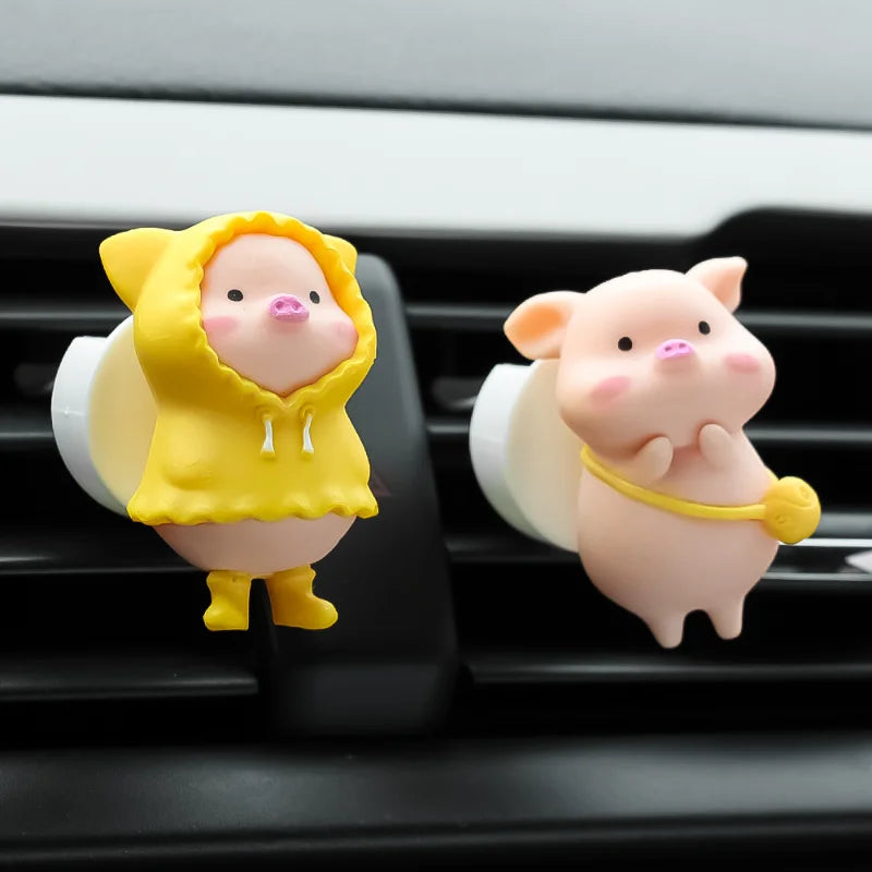 Cute Pig Decoration / Car Air Outlet Ornaments Perfume