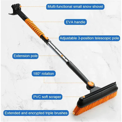 5 in 1 Detachable Ice Scraper Snow Brush