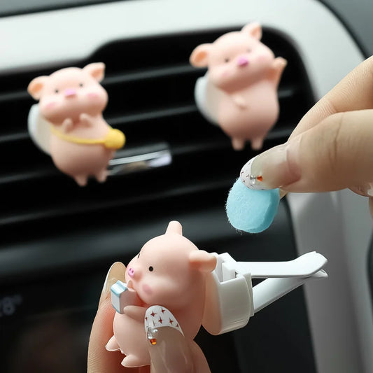 Cute Pig Decoration / Car Air Outlet Ornaments Perfume