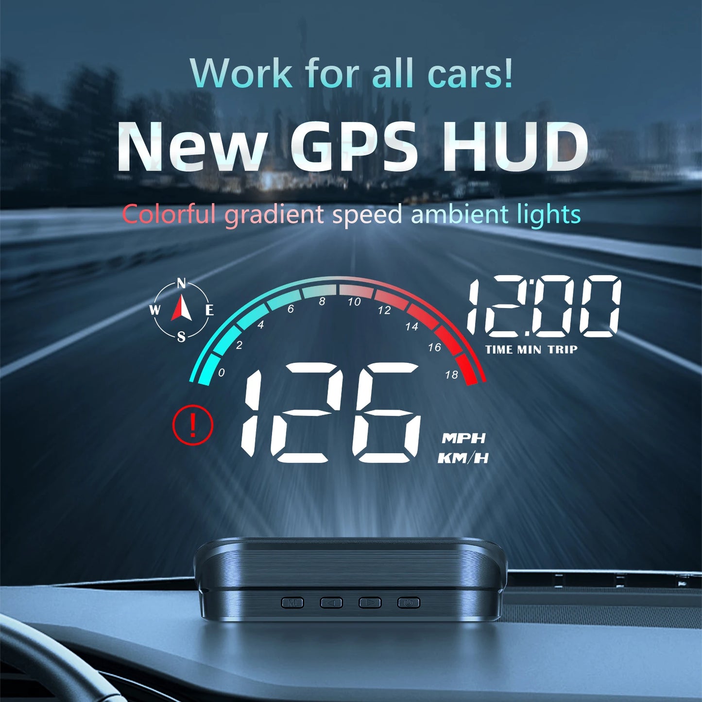 M22 Car HUD Projector  HD LCD