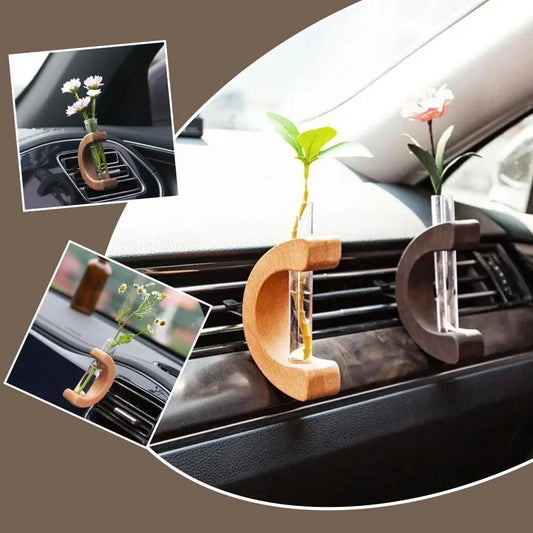 Glass Vase Car Air Vent Clip