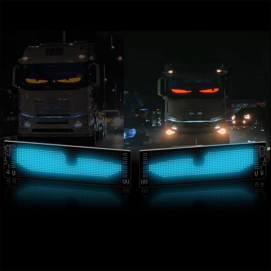 Devil's Eye Car LED Matrix Pixel Panel Programmable